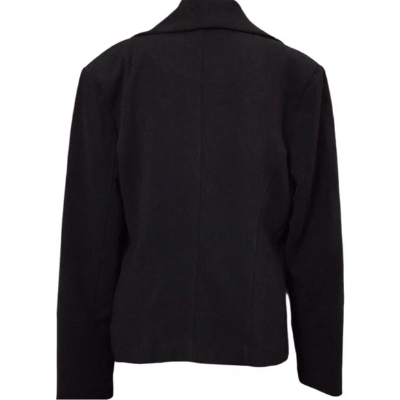 Anthropology Greylin Black Blazer with Waterfall Collar EUC size Medium - Picture 4 of 7